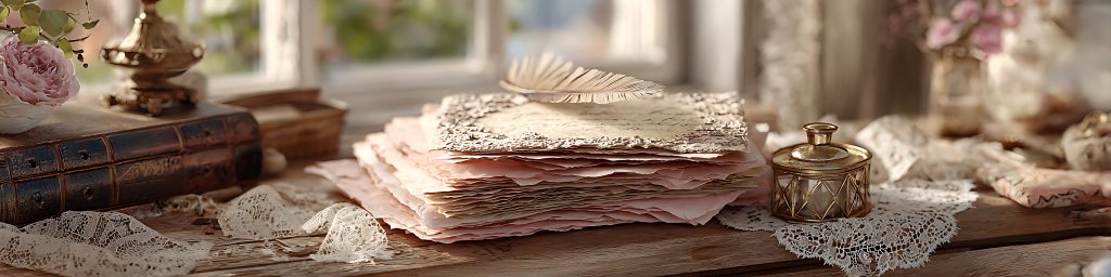 Storyschooling: The Unselected Journals of Emma M Lion writing desk